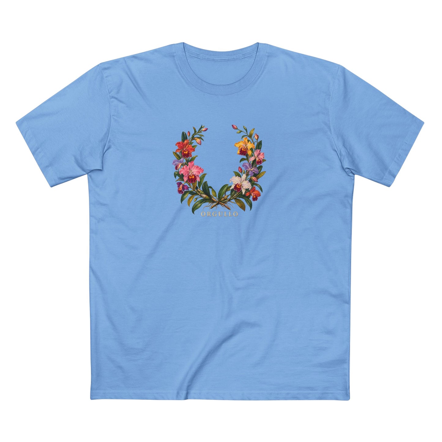 Orgullo Colombian Cattleya Orchid Pride T-Shirt | LGBTQ Botanical Tee