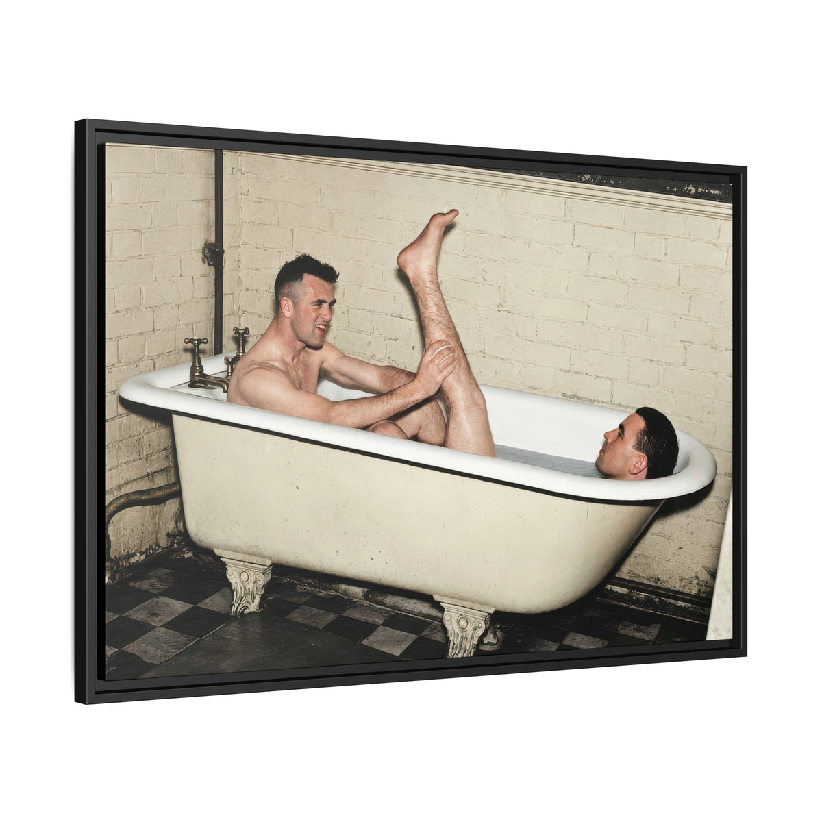 paire 162 | Framed Vintage Photo - Matte Canvas
