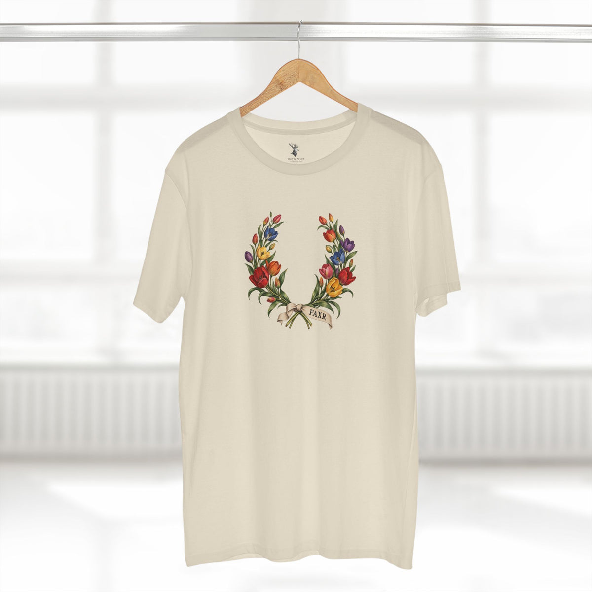 Uzbek Wild Tulip Faxr Pride Laurel Wreath T-Shirt — Becoming
