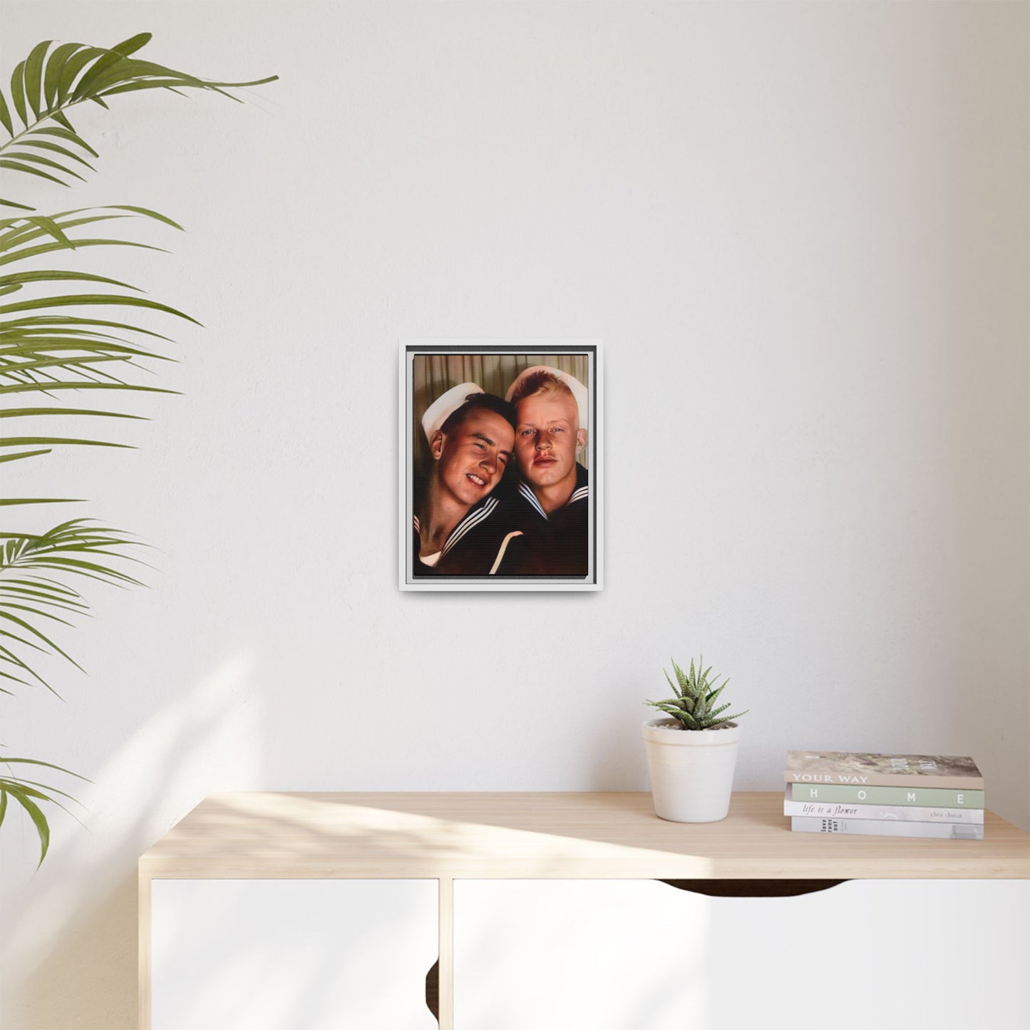 paire 021 | Framed Vintage Photo - Matte Canvas