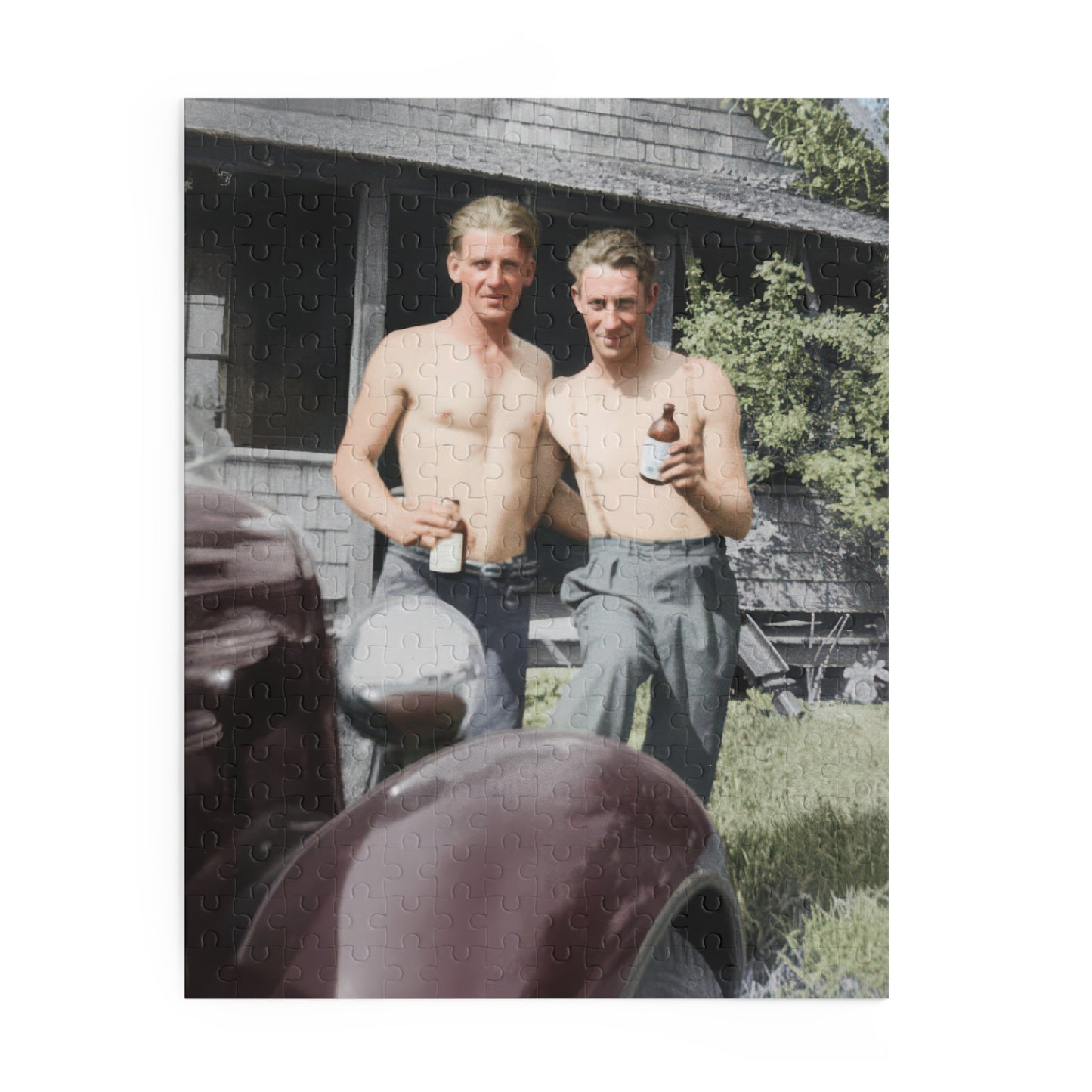 Vintage Beach Photo Puzzles | paire 109