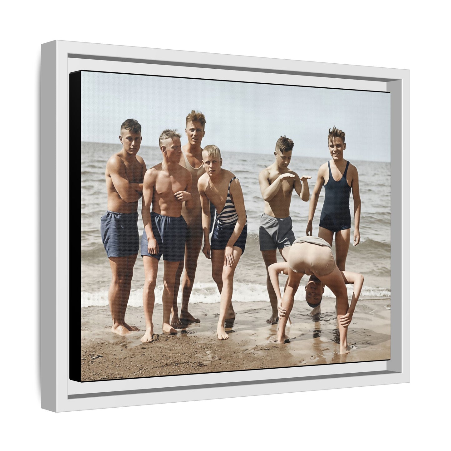 nager 045 | Framed Vintage Photo - Matte Canvas