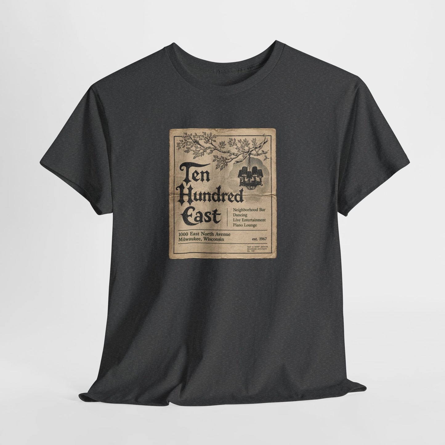 Ten Hundred East | Milwaukee Historic LGBTQ Bar T-Shirt – Recovered GPU News Advertisement