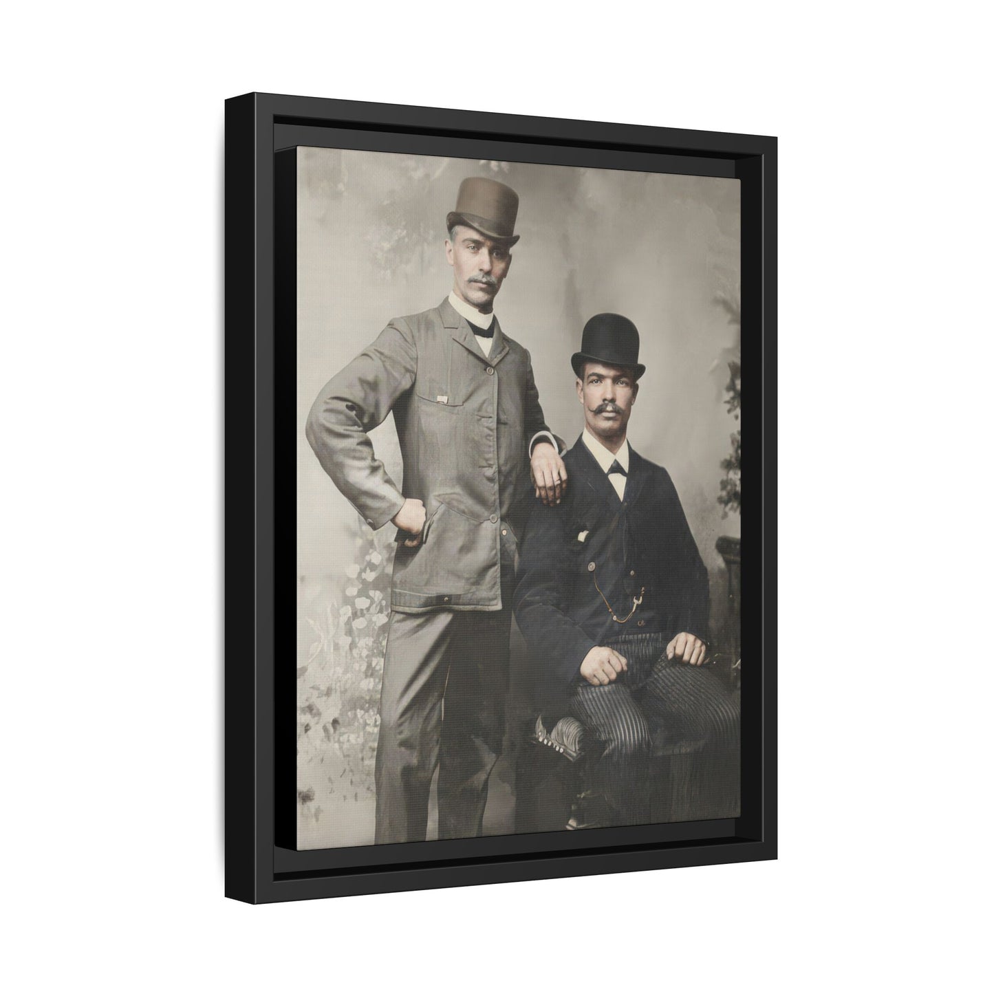 paire 068 | Framed Vintage Photo - Matte Canvas