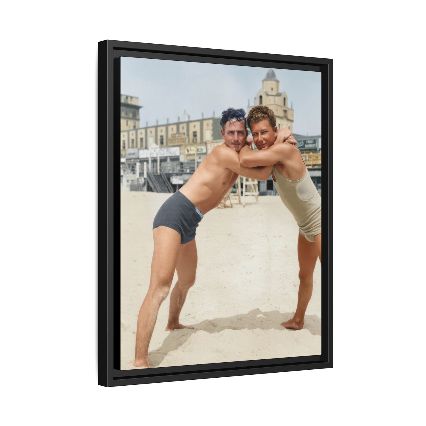 nager 014 | Framed Vintage Photo - Matte Canvas