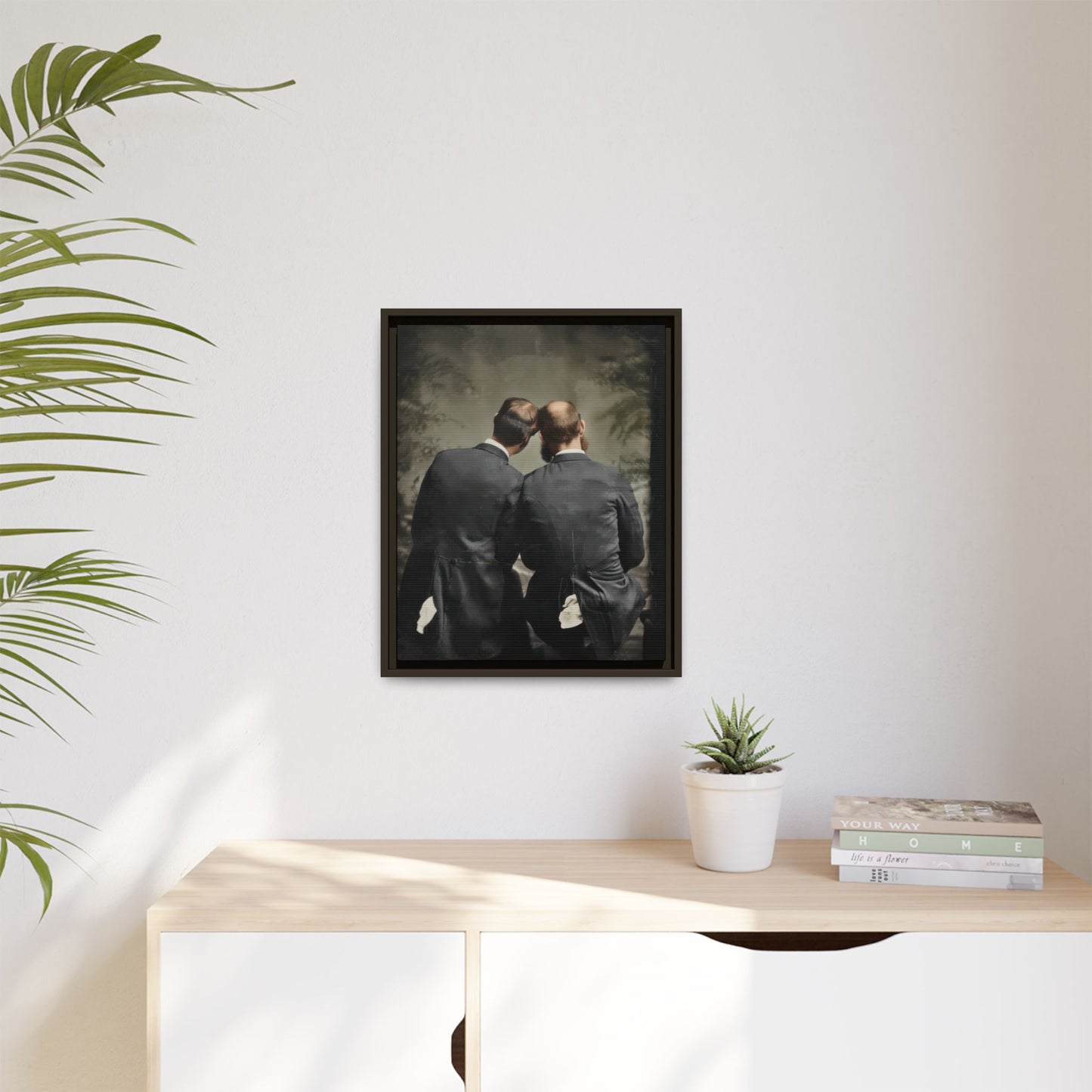 paire 115 | Framed Vintage Photo - Matte Canvas