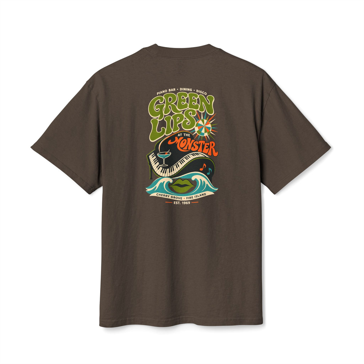 The Fire Island Monster Cherry Grove T-Shirt | Vintage Gay Bar History Tee