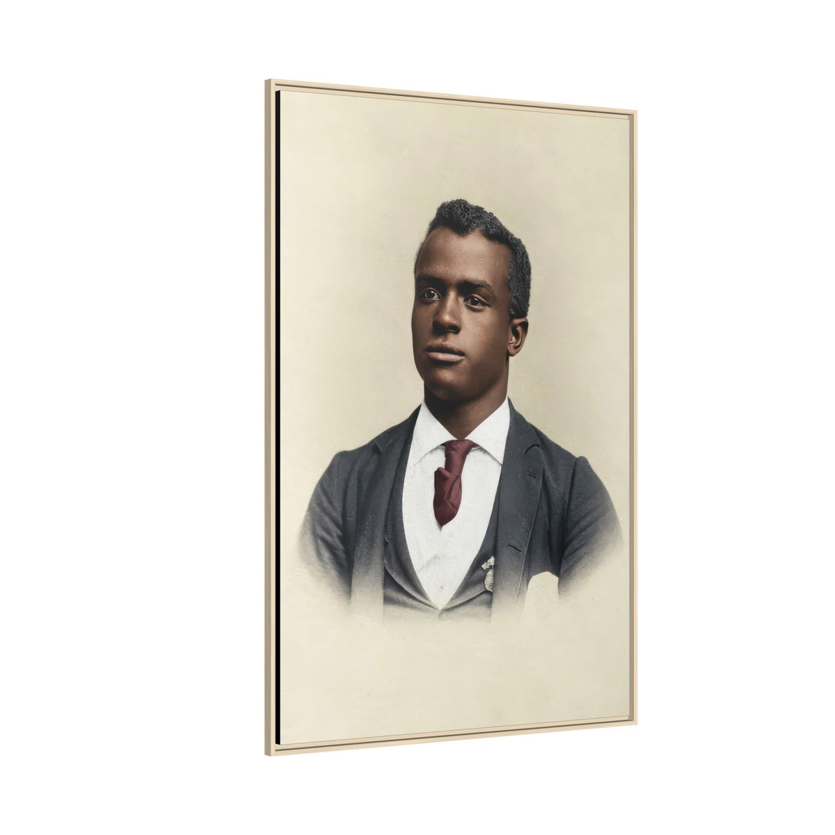 celibataire 027 | Framed Vintage Photo - Matte Canvas