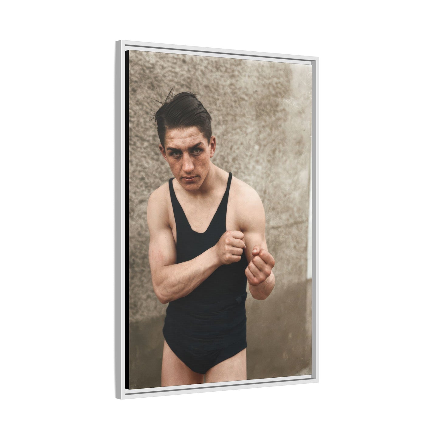 athlétisme 048 | Framed Vintage Photo - Matte Canvas