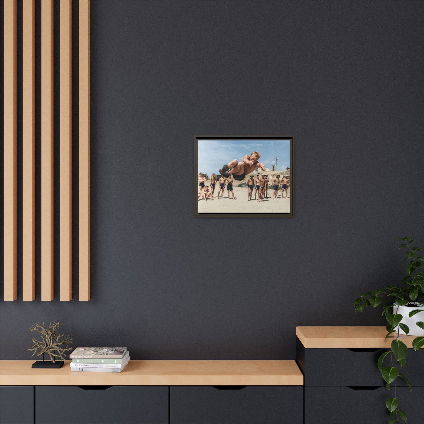 nager 039 | Framed Vintage Photo - Matte Canvas