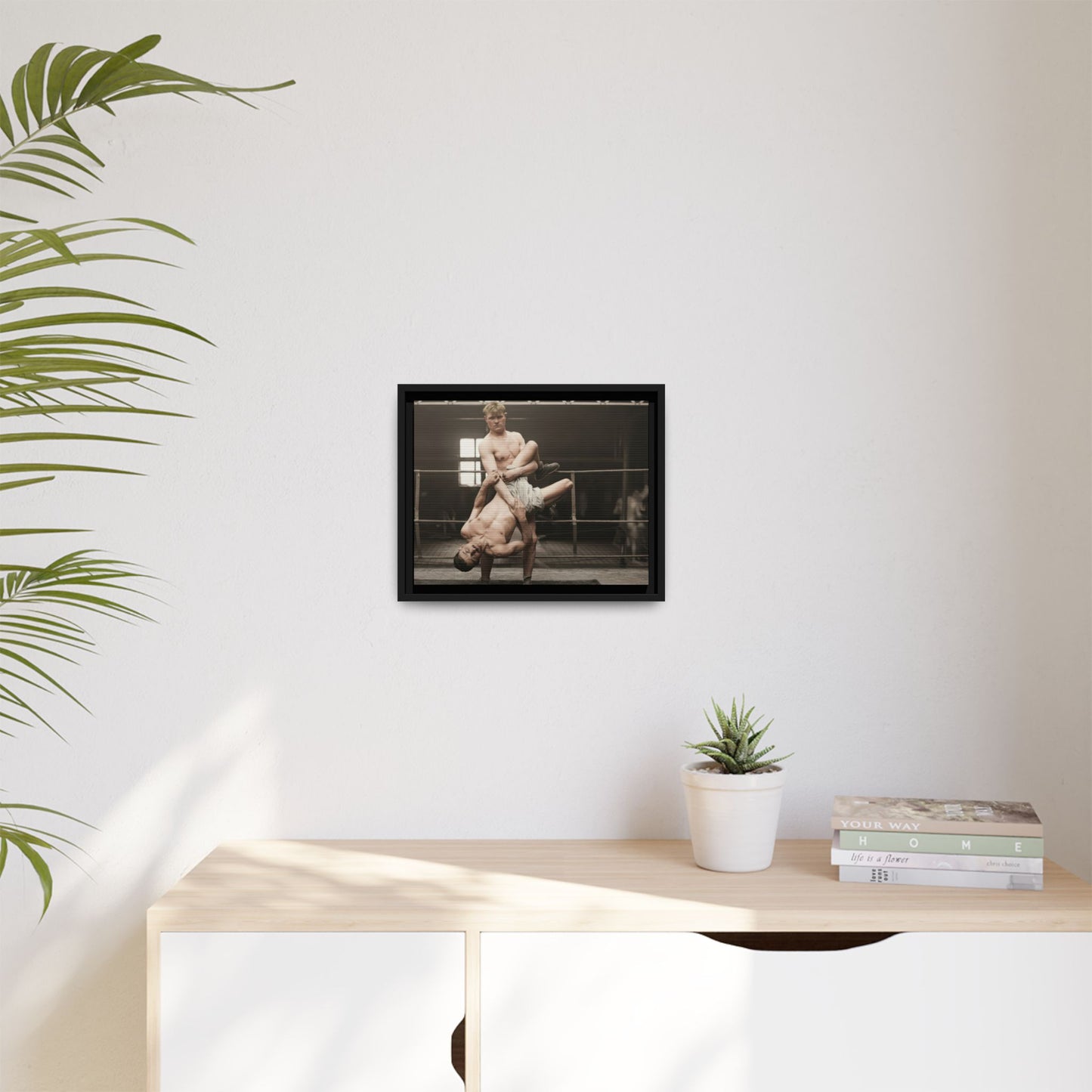 athlétisme 004 | Framed Vintage Photo - Matte Canvas