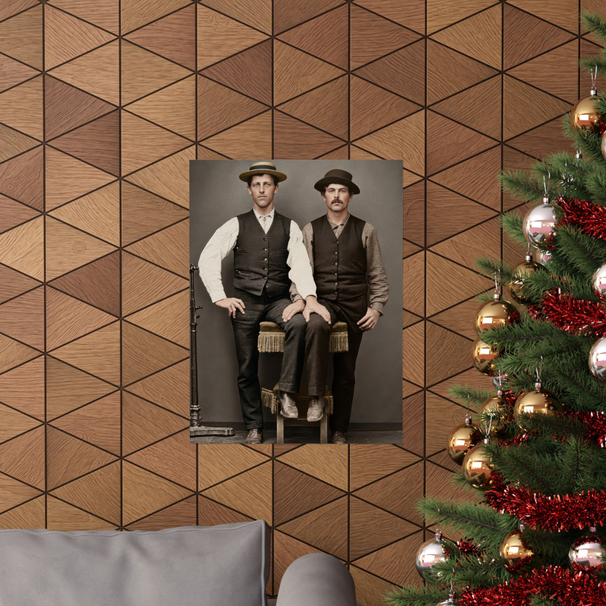 Paire 163 | Two Victorian Men in Hats and Waistcoats