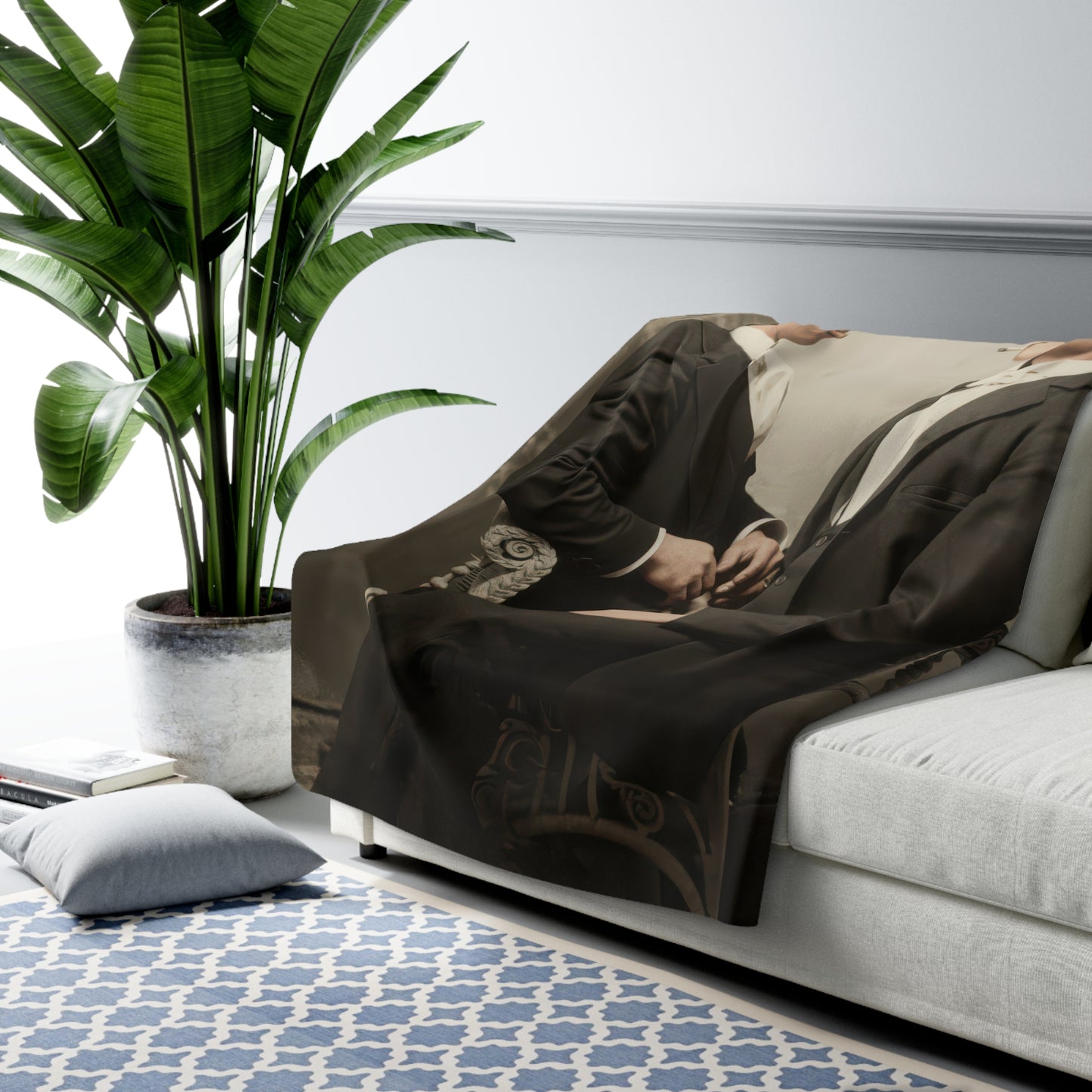 Heirloom Sherpa Blanket – paire 106 Premium fleece throw · 50x60, 60x80