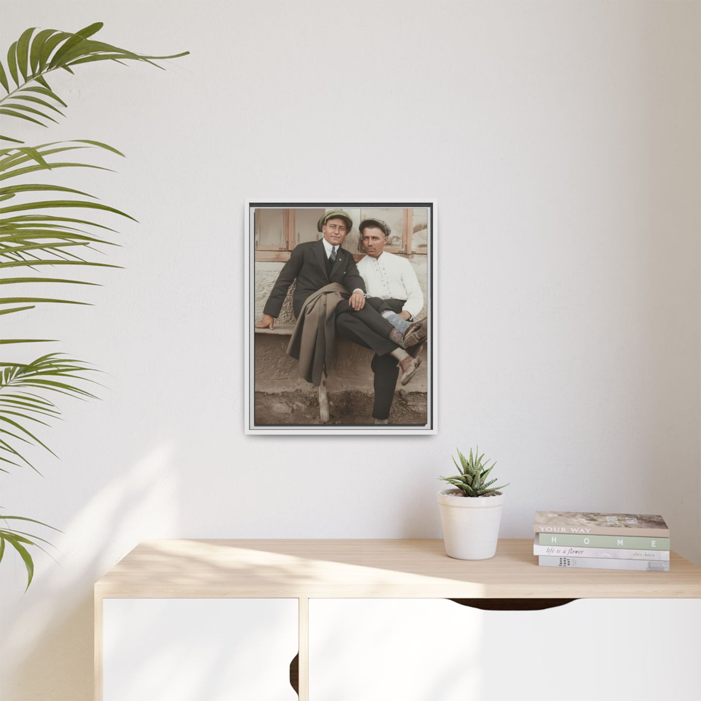 paire 097 | Framed Vintage Photo - Matte Canvas