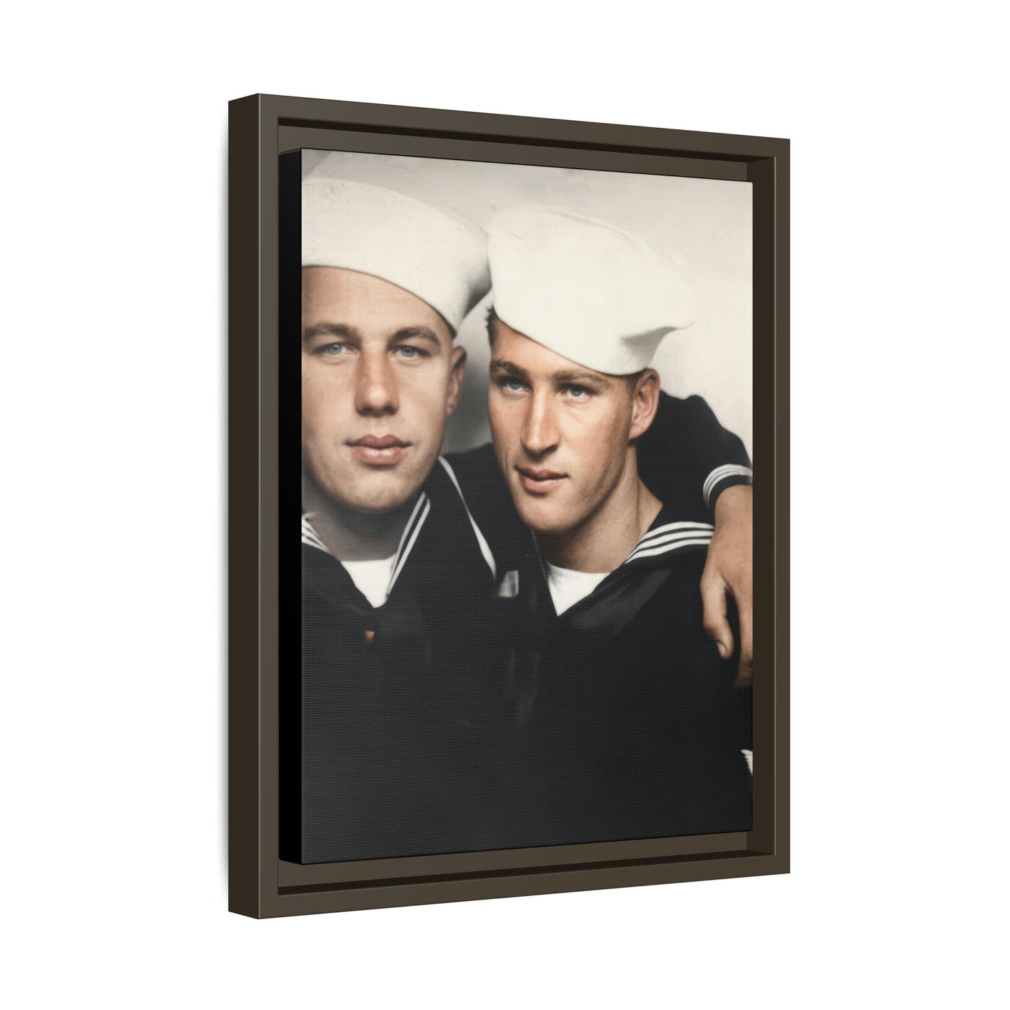 paire 078 | Framed Vintage Photo - Matte Canvas