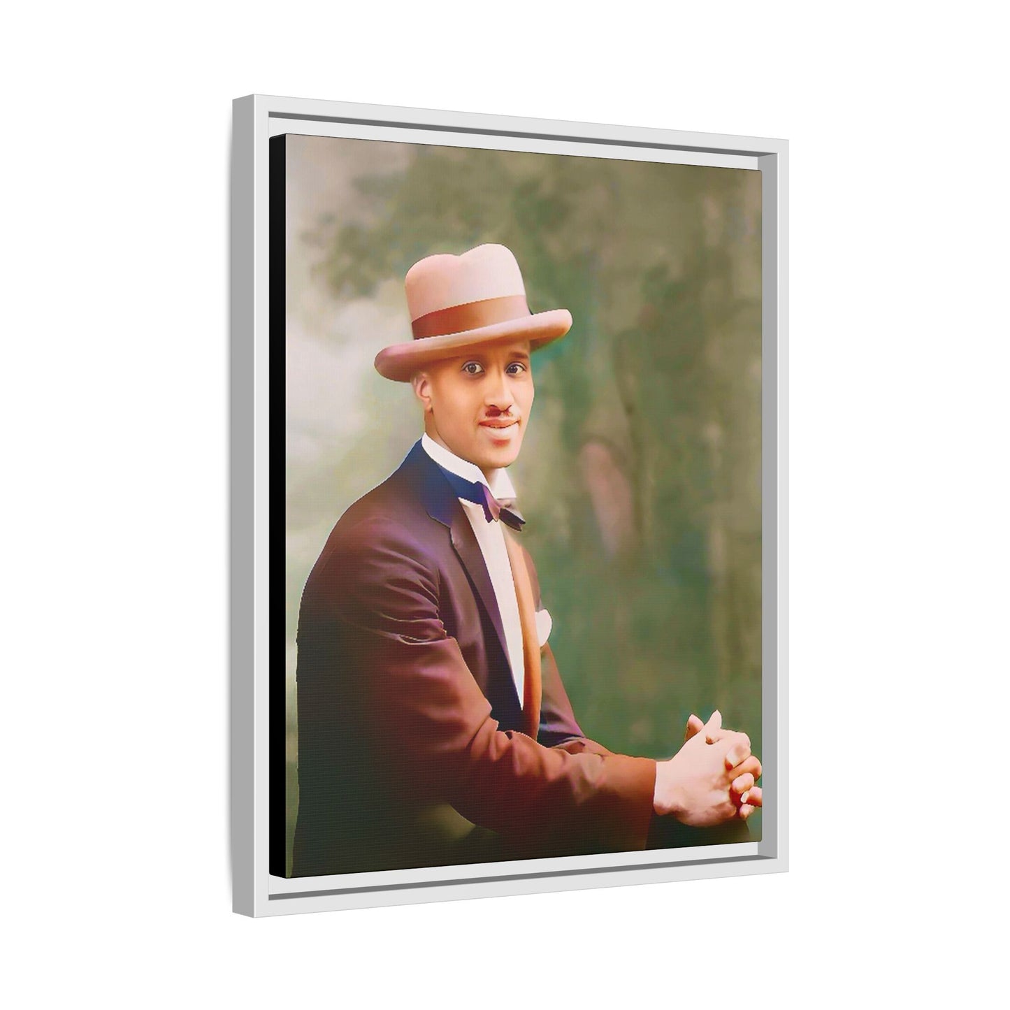 celibataire 004 | Framed Vintage Photo - Matte Canvas