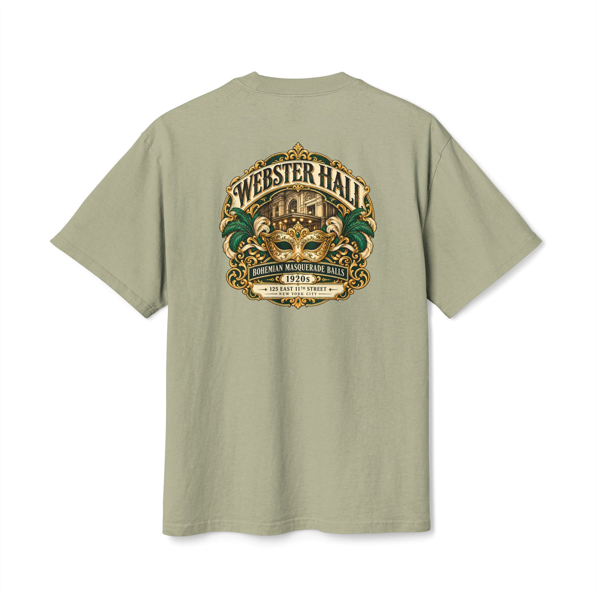 Webster Hall 1920s Masquerade | Historic NYC LGBTQ Heritage T-Shirt