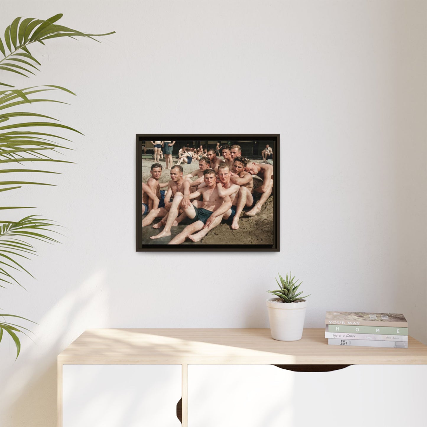 nager 012 | Framed Vintage Photo - Matte Canvas