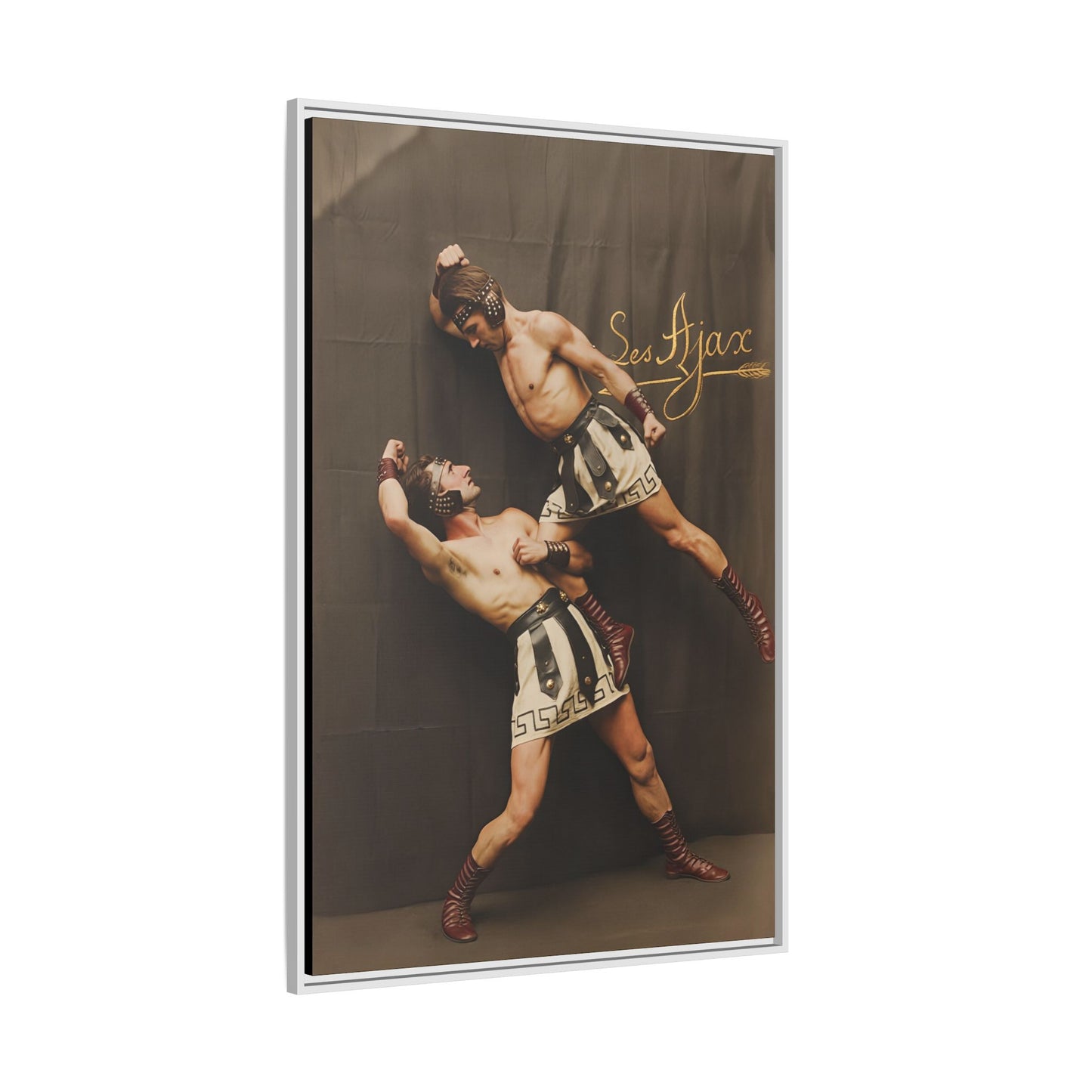athlétisme 015 | Framed Vintage Photo - Matte Canvas