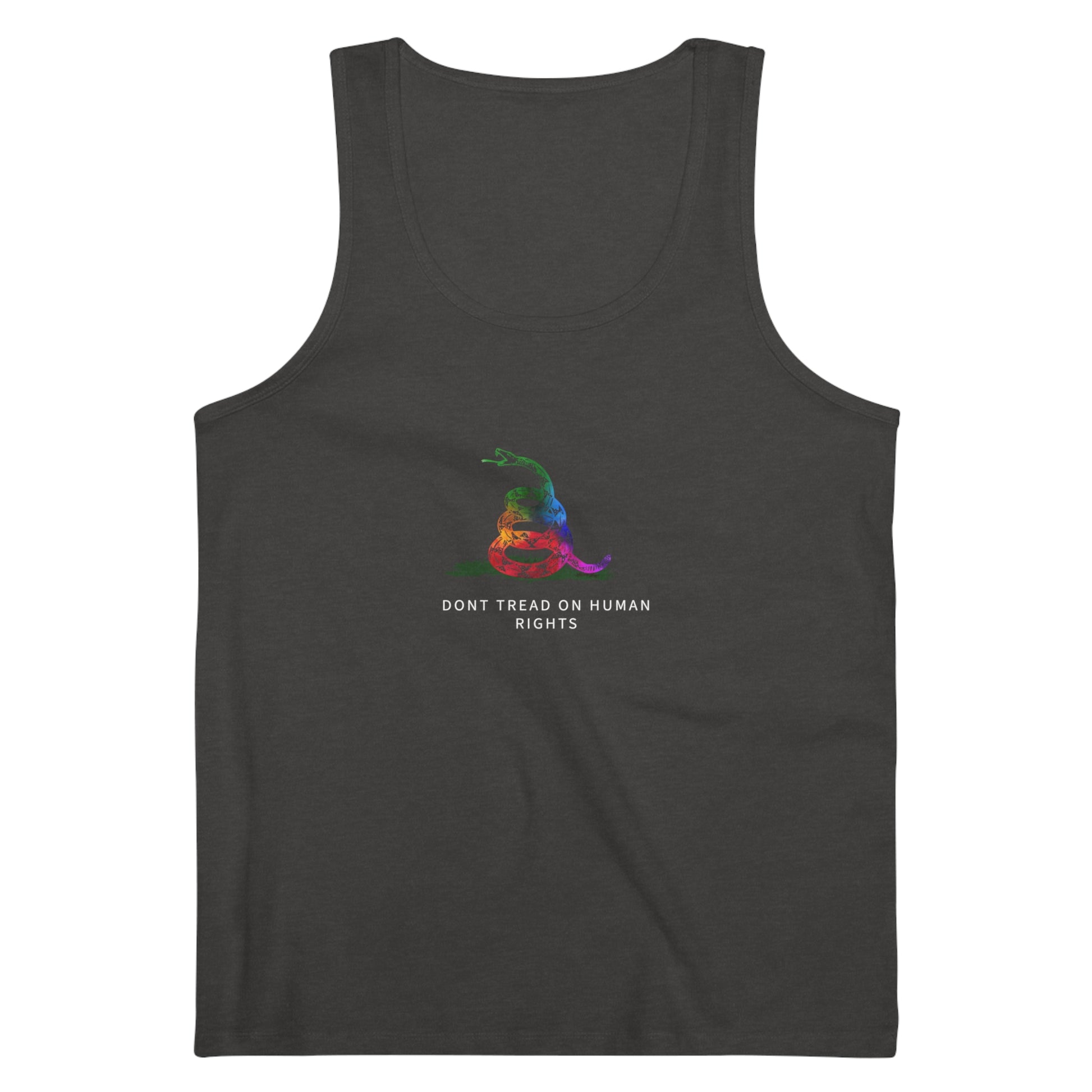 DONT TREAD ON HUMAN RIGHTS | Jersey Tank LGBTQ Queer Gay Protest Rally Pride Gadsden flag Congress