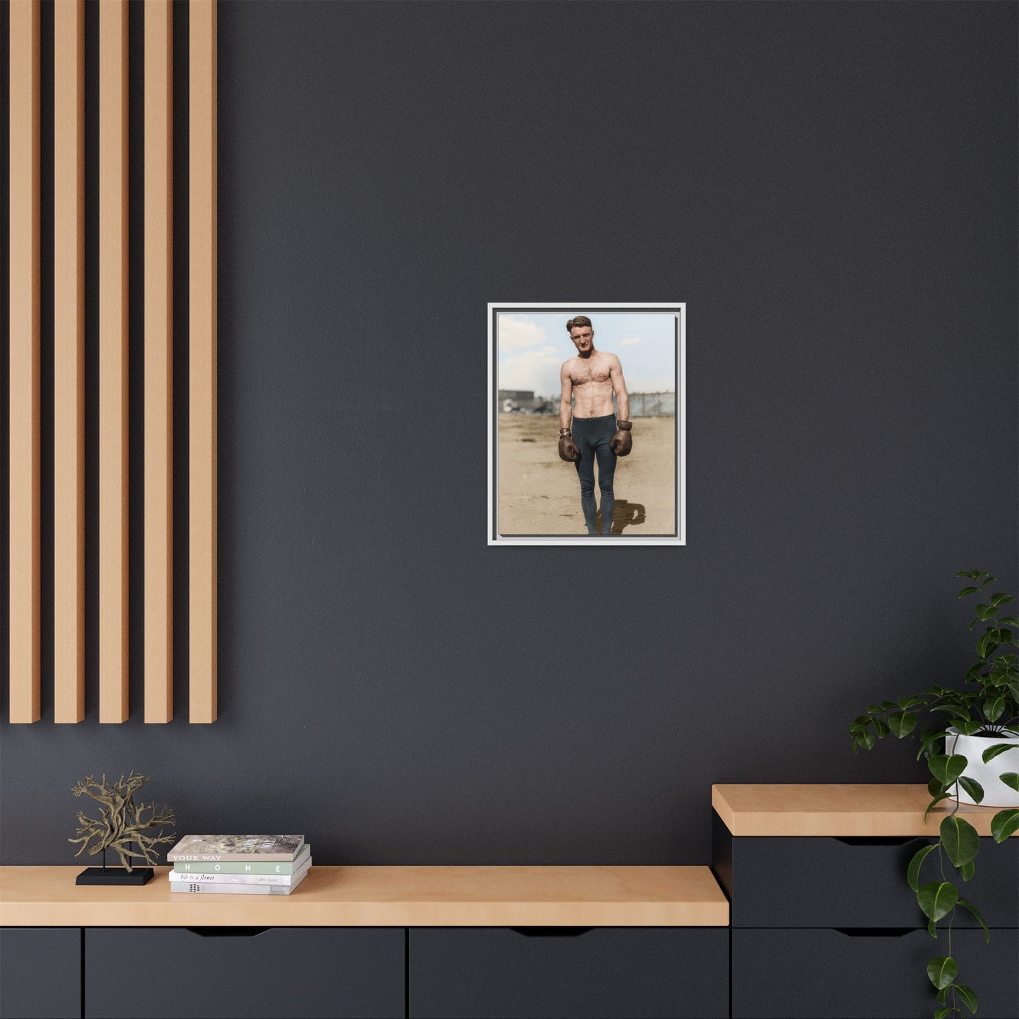 Copy of athlétisme 039 | Framed Vintage Photo - Matte Canvas