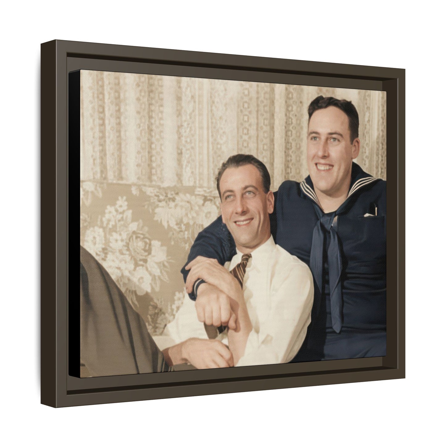 paire 108 | Framed Vintage Photo - Matte Canvas