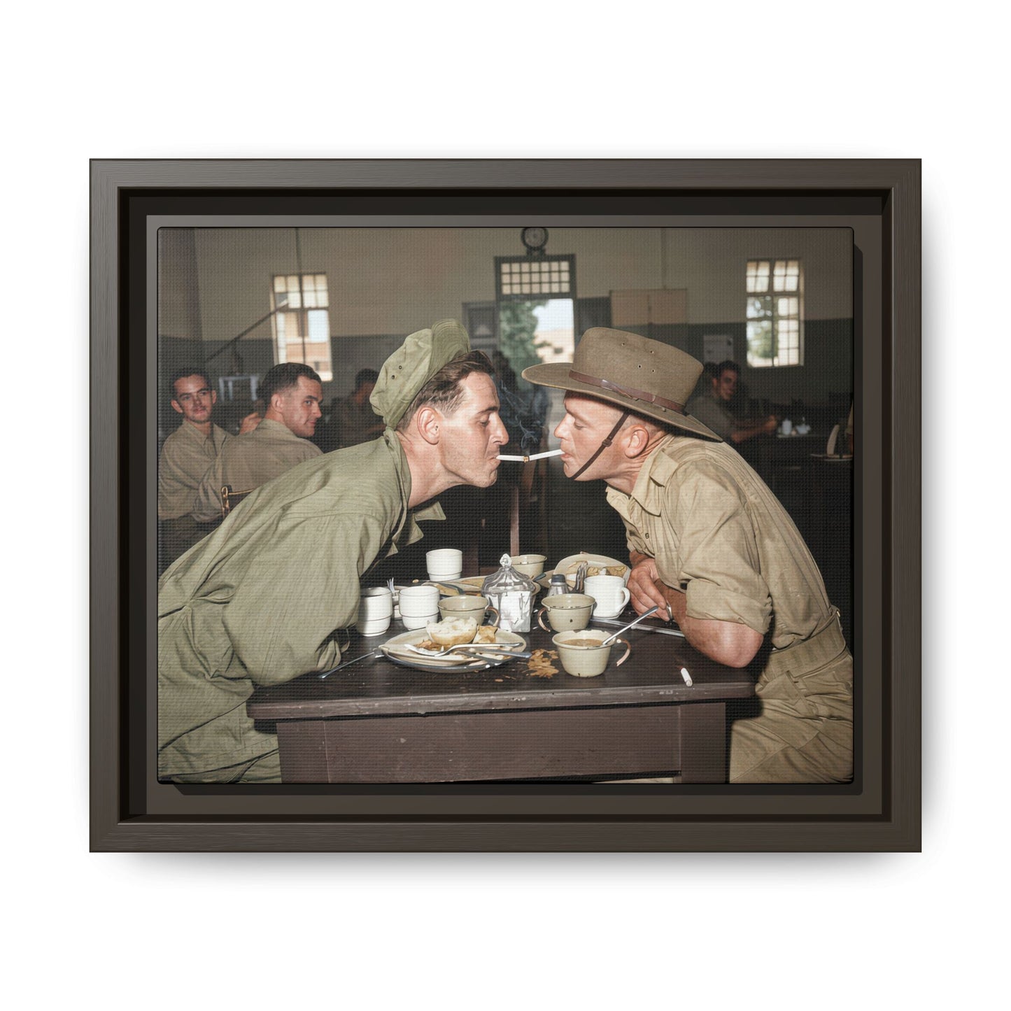 paire 143 | Framed Vintage Photo - Matte Canvas