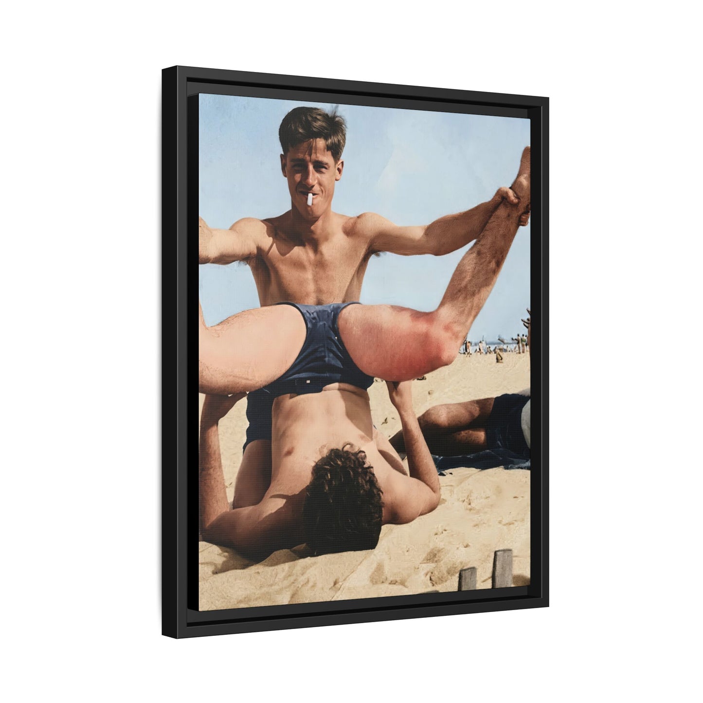 nager 004 | Framed Vintage Photo - Matte Canvas
