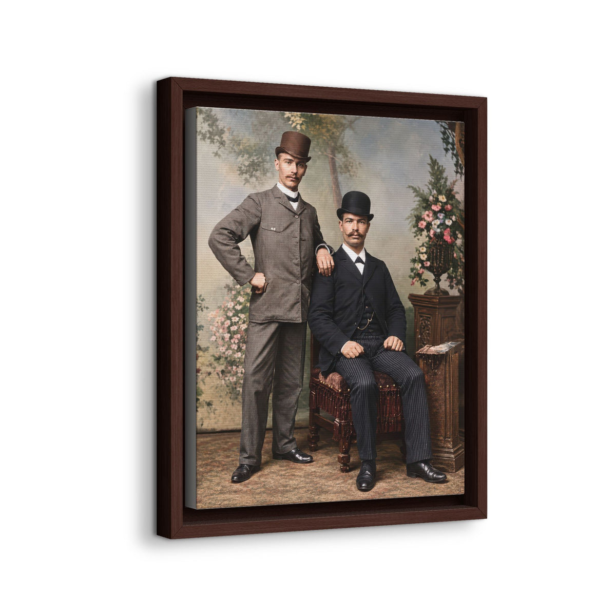 paire 068 | Framed Vintage Photo - Matte Canvas