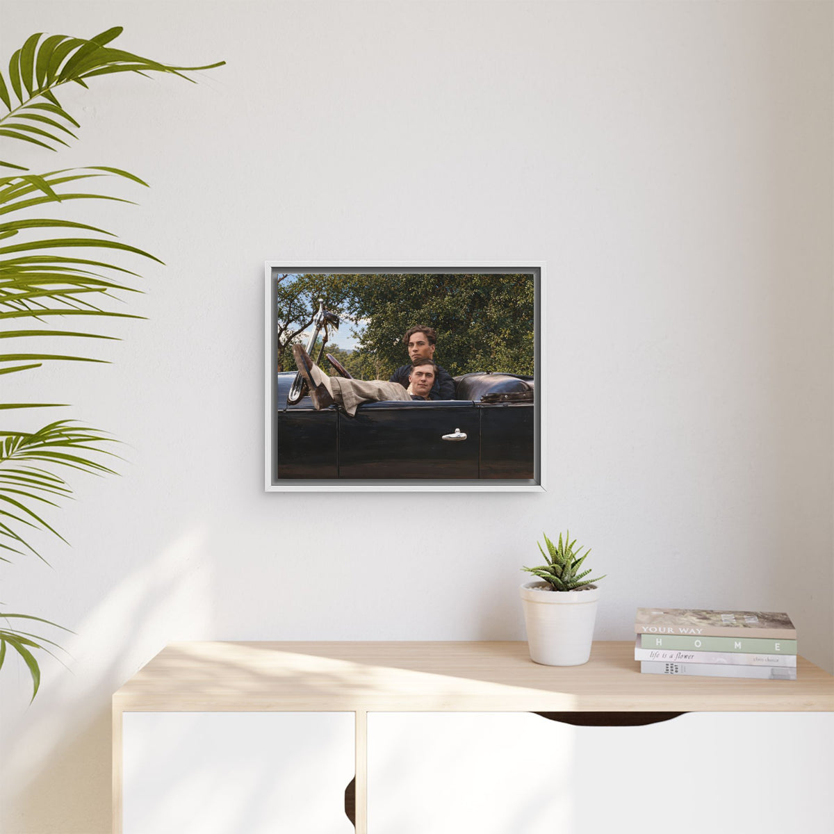 paire 164 | Framed Vintage Photo - Matte Canvas