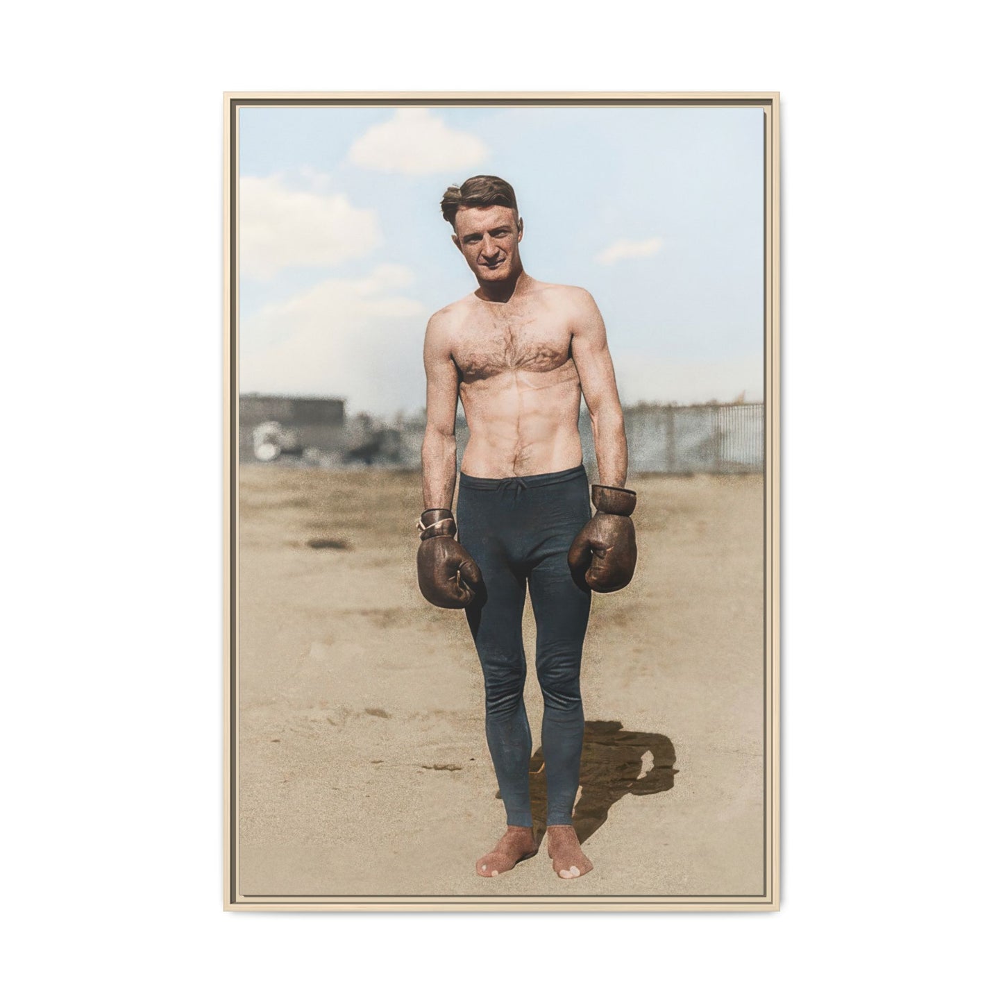 Copy of athlétisme 039 | Framed Vintage Photo - Matte Canvas