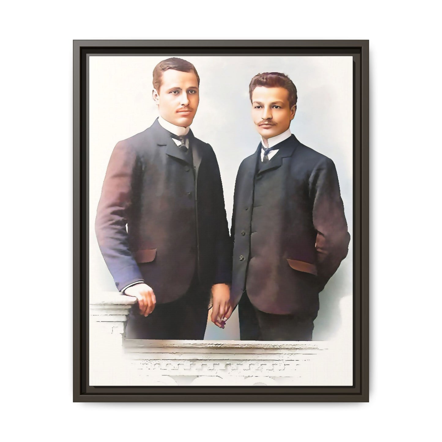 paire 012 | Framed Vintage Photo - Matte Canvas