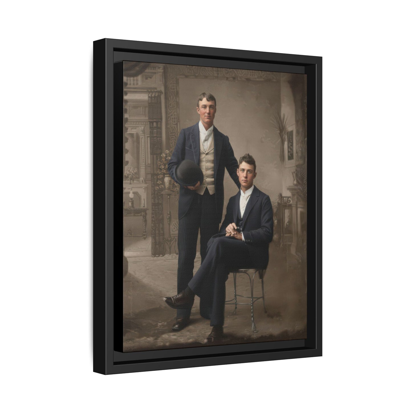 paire 149 | Framed Vintage Photo - Matte Canvas