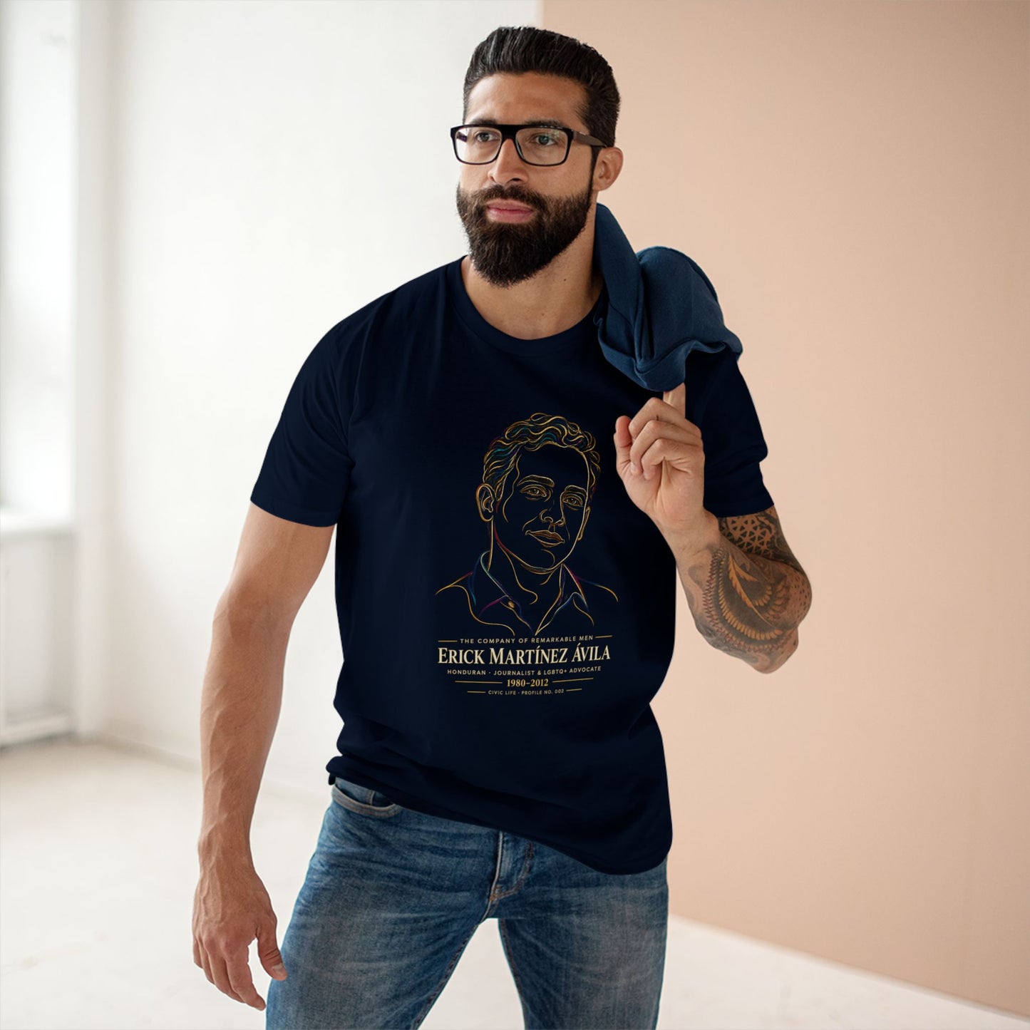 The Company of Remarkable Men No. 002 — Erick Martinez | LGBTQ+ History T-Shirt
