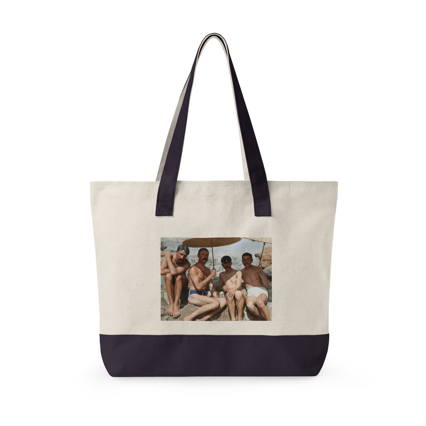 Beach Day Zippered Canvas Tote | Nager 030