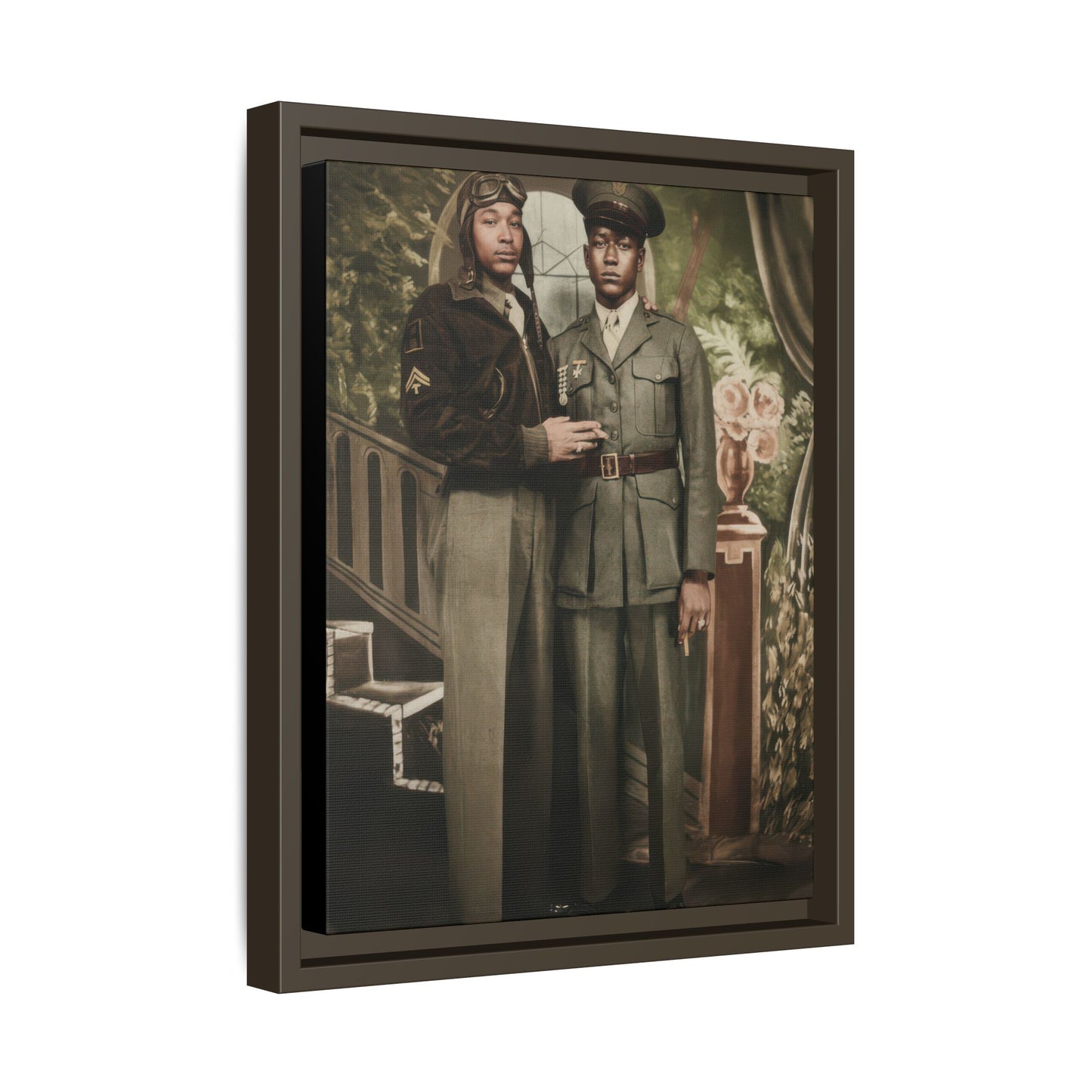 paire 120 | Framed Vintage Photo - Matte Canvas