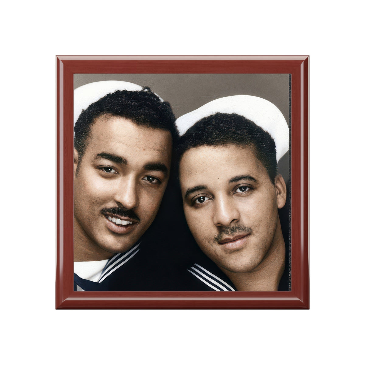 Paire 157 | Vintage Photobooth Series | Two Black Sailors Keepsake Box