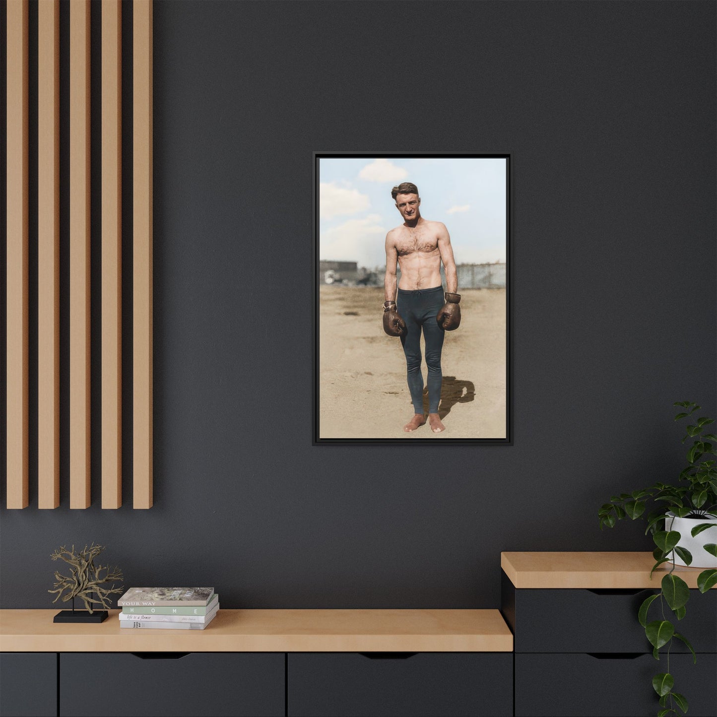 Copy of athlétisme 039 | Framed Vintage Photo - Matte Canvas