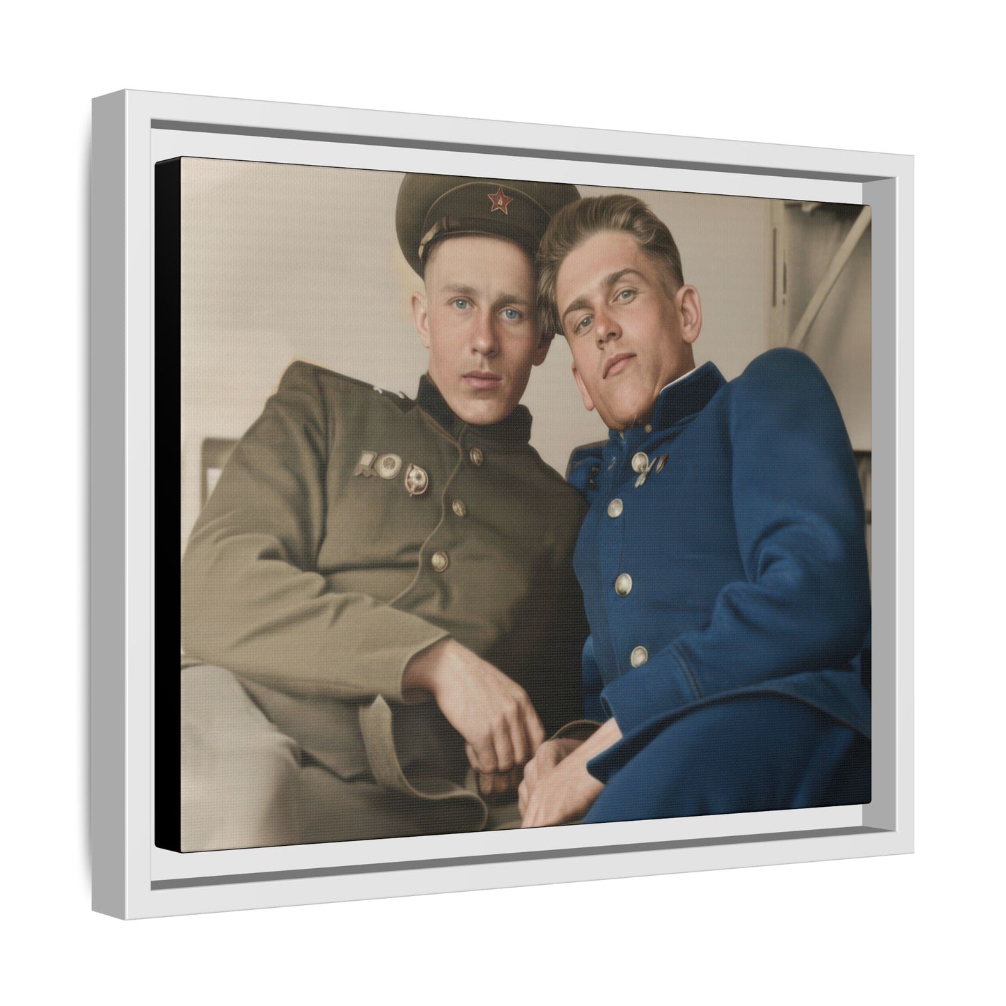 paire 007 | Framed Vintage Photo - Matte Canvas