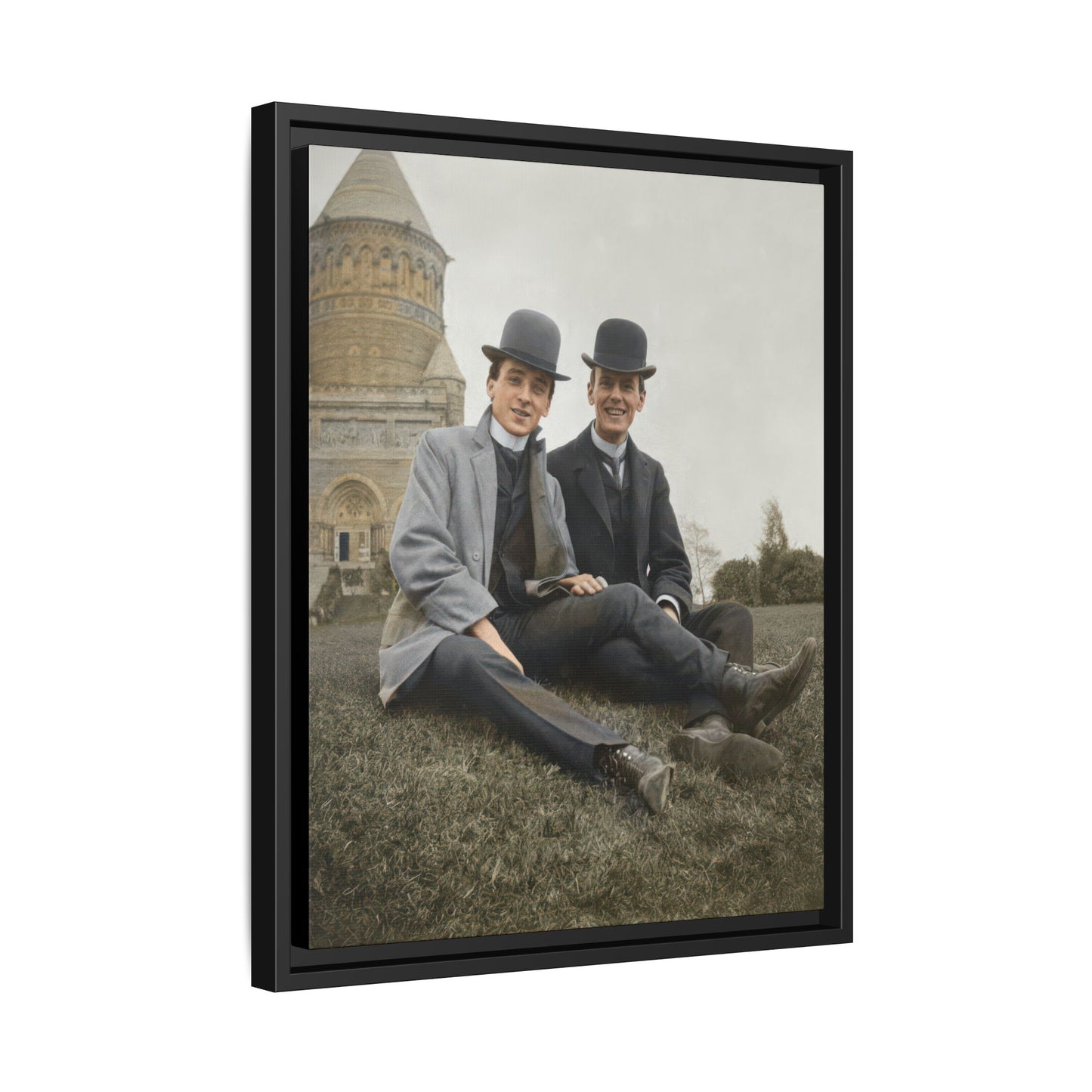 paire 070 | Framed Vintage Photo - Matte Canvas