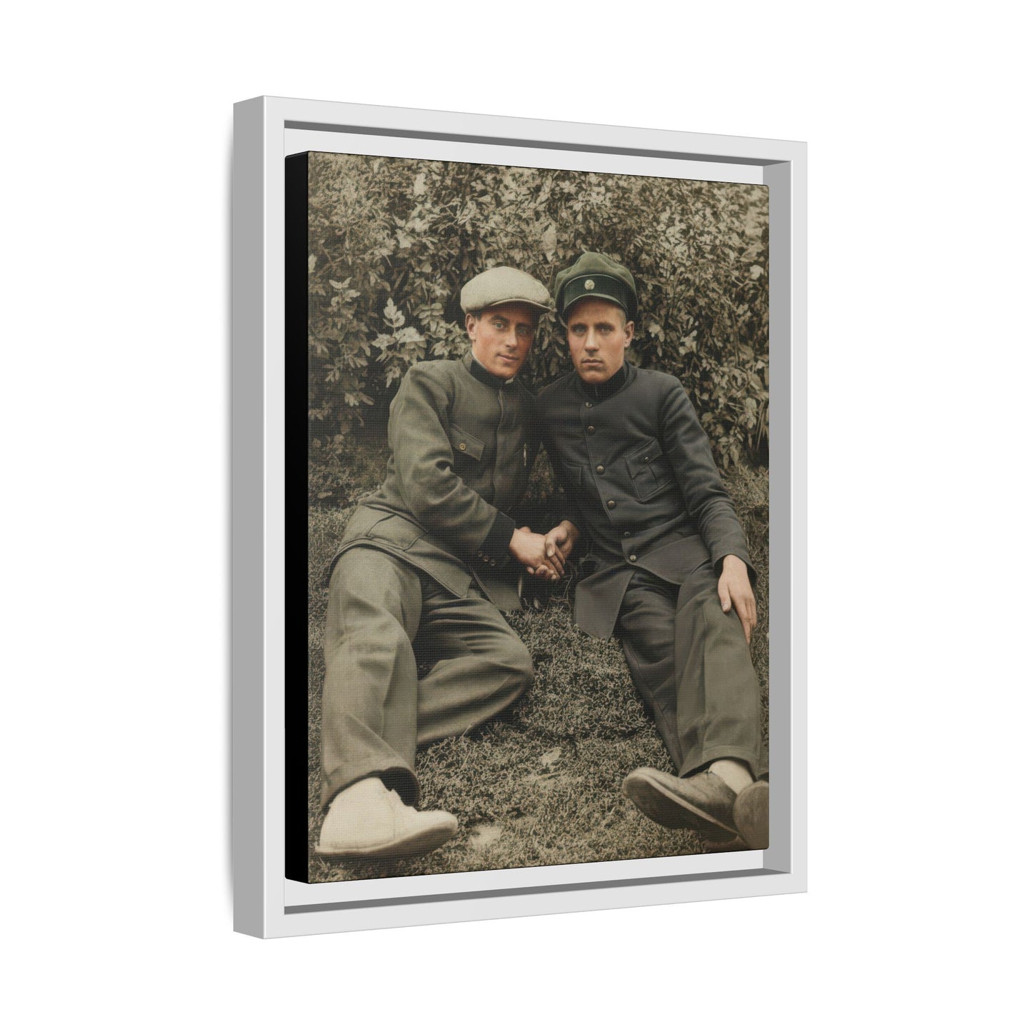 paire 127 | Framed Vintage Photo - Matte Canvas