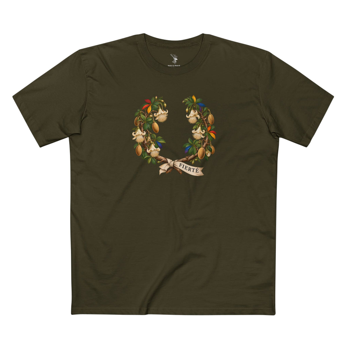 Malian Baobab Fierté Pride Laurel Wreath T-Shirt — Memory & Continuity