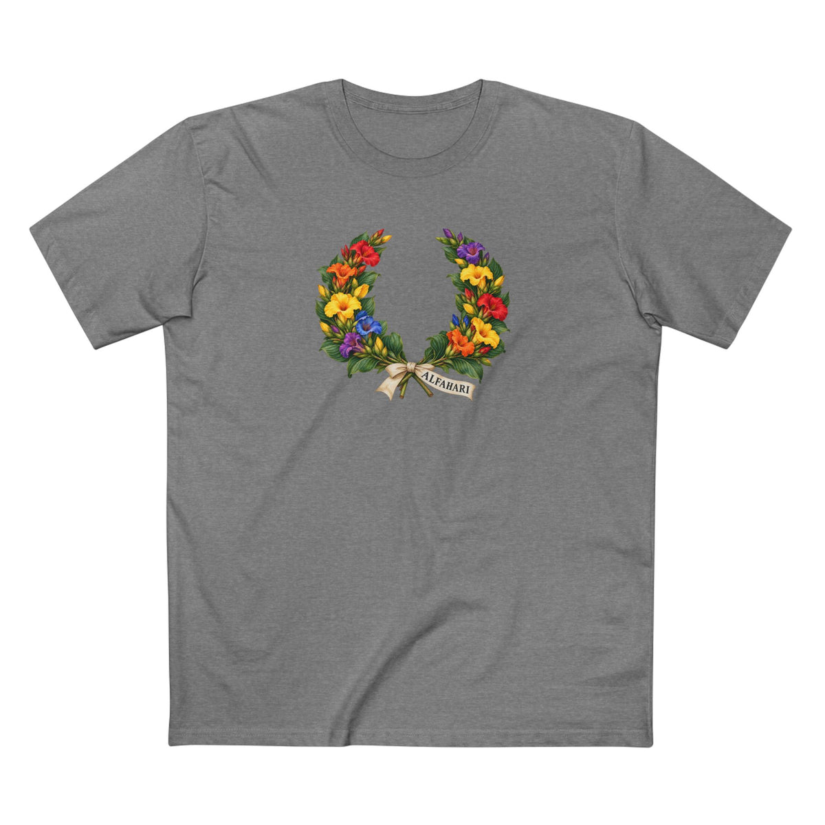 Nigerian Costus Alfahari Pride T-Shirt | Hausa Laurel Wreath Tee