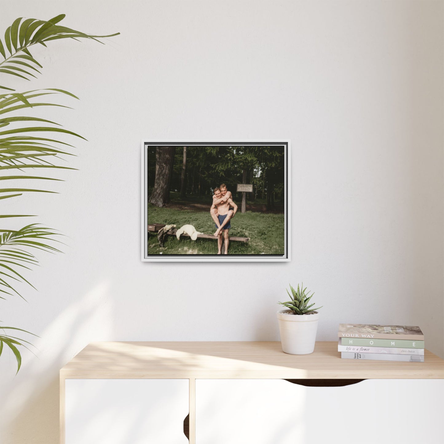 nager 009 | Framed Vintage Photo - Matte Canvas