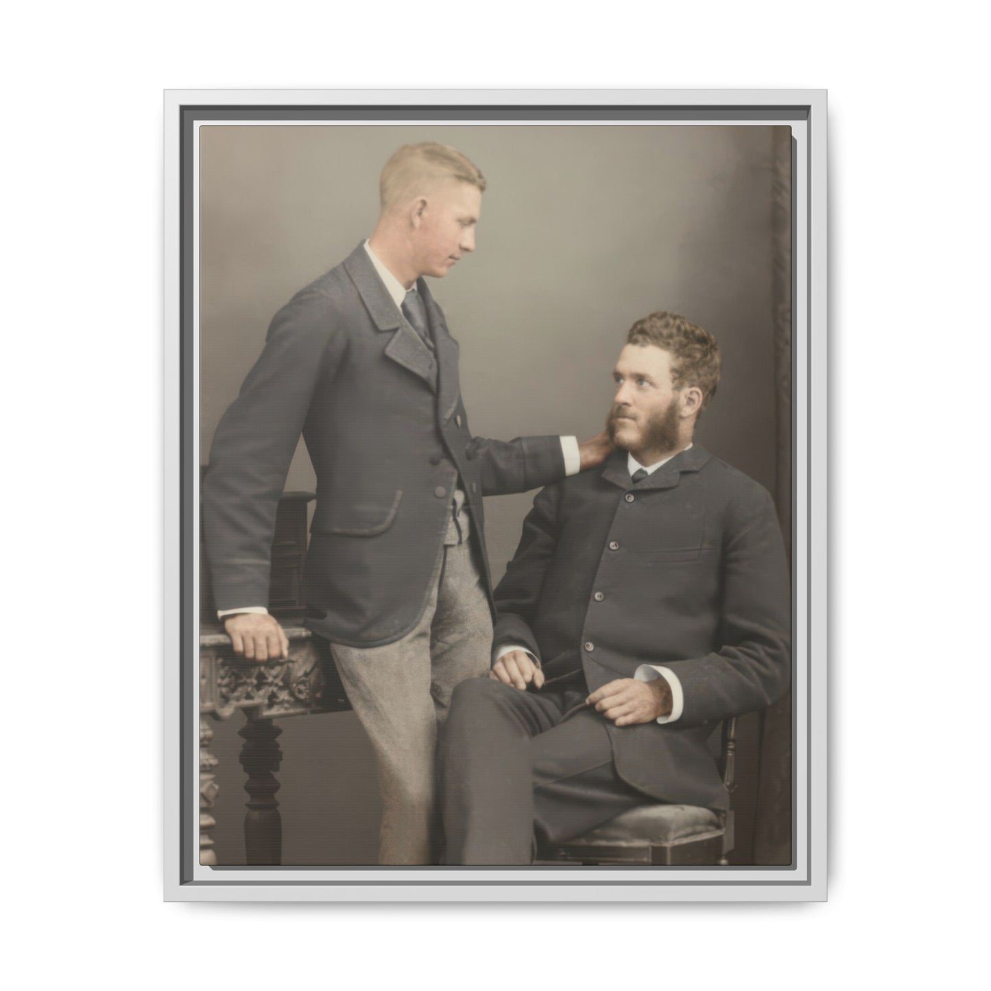 paire 111 | Framed Vintage Photo - Matte Canvas