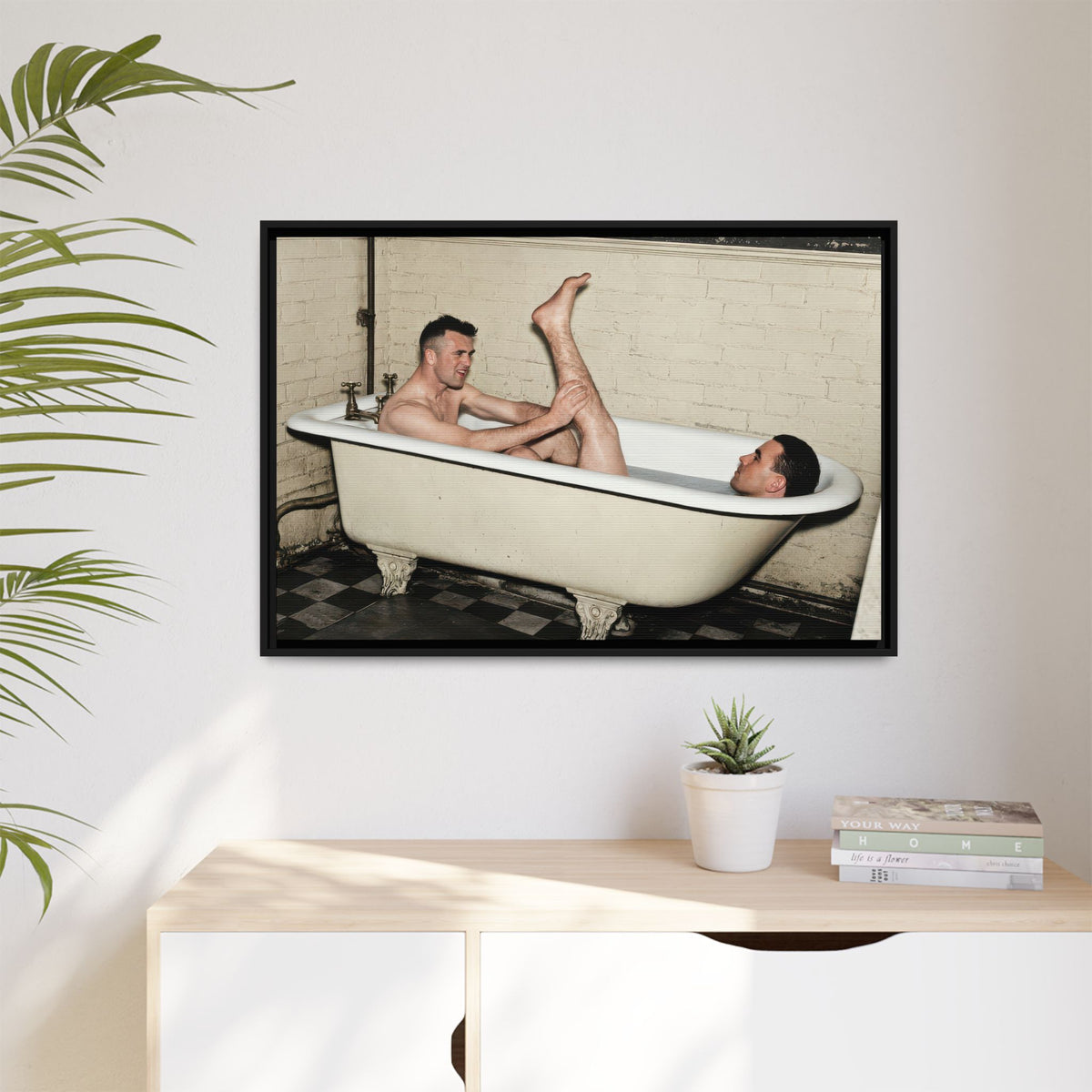 paire 162 | Framed Vintage Photo - Matte Canvas