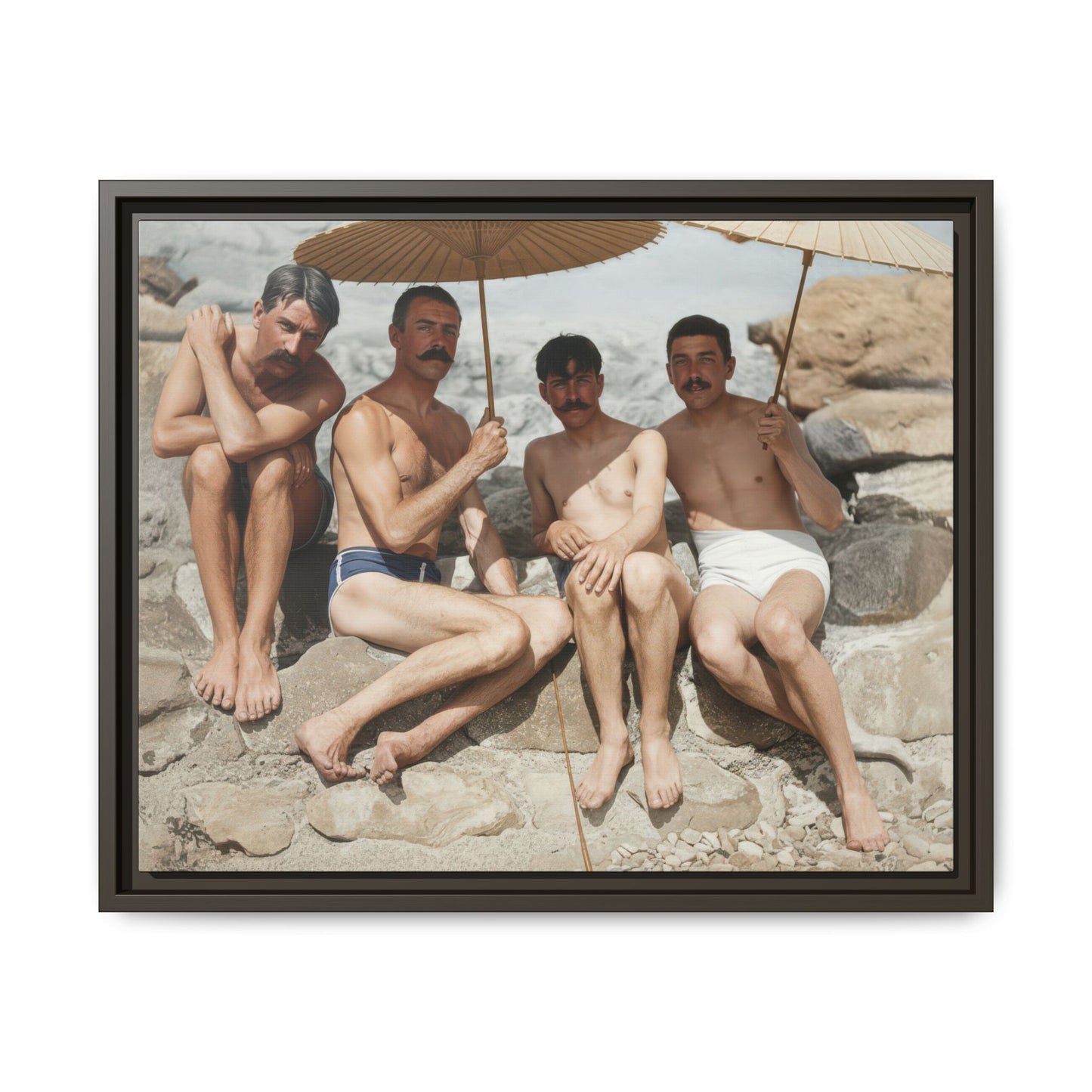 nager 030 | Framed Vintage Photo - Matte Canvas