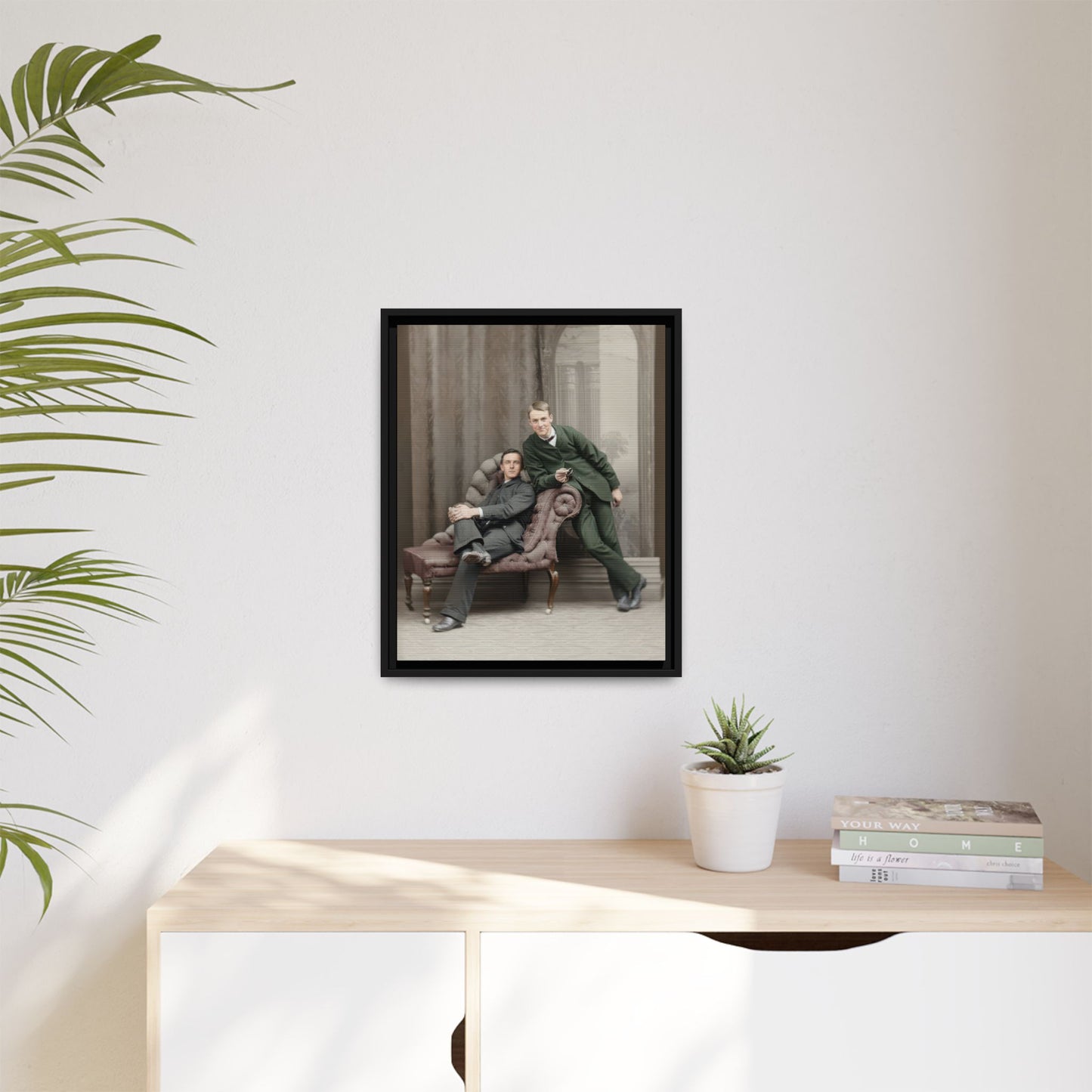 paire 148 | Framed Vintage Photo - Matte Canvas