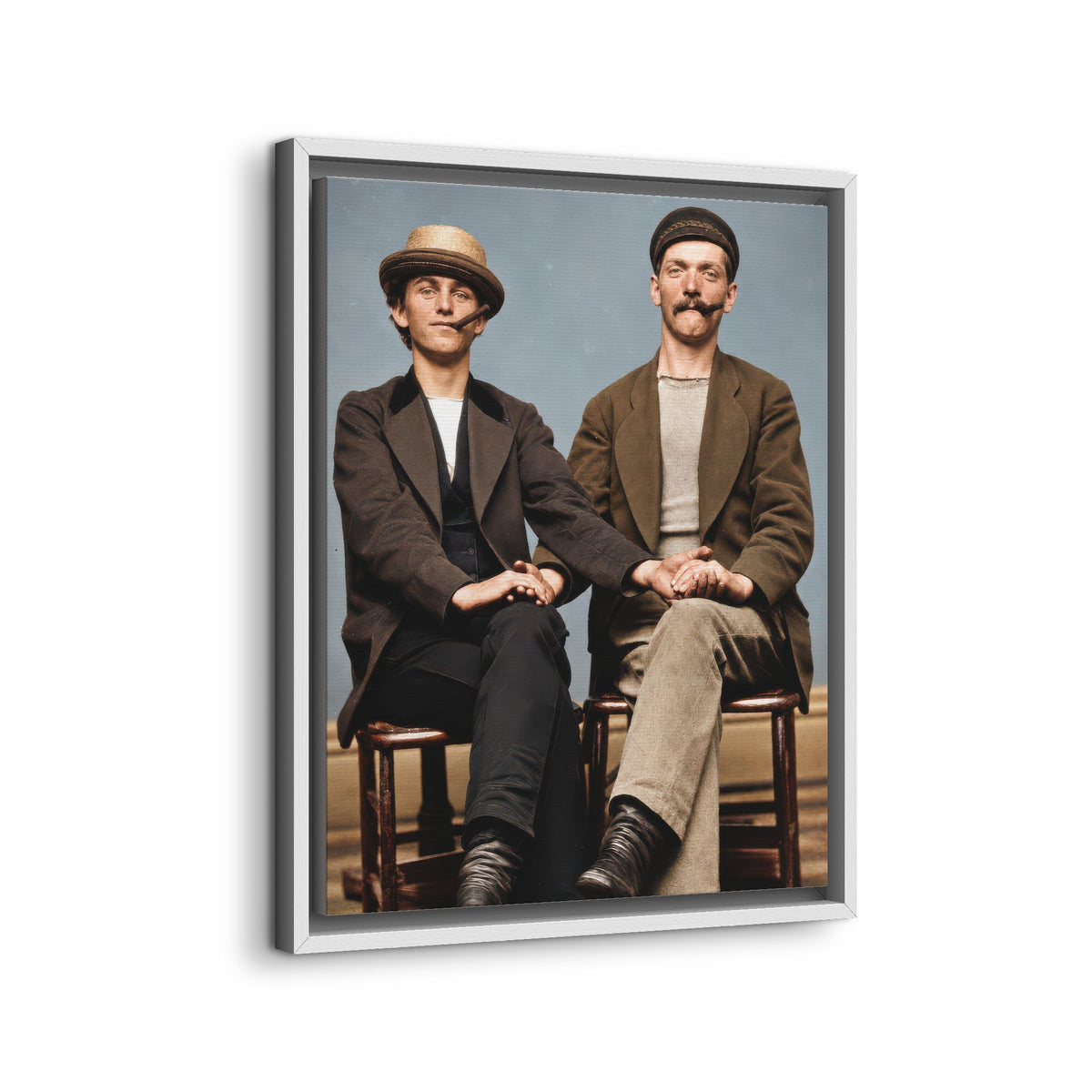 paire 170 | Framed Vintage Photo - Matte Canvas