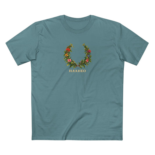 Hawaiian Maile Pride Laurel Wreath T-Shirt | HAʻAHEO Botanical LGBTQ+ Tee